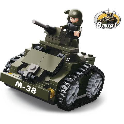 Sluban Army 8into1 M38-B0587C Armoured Car